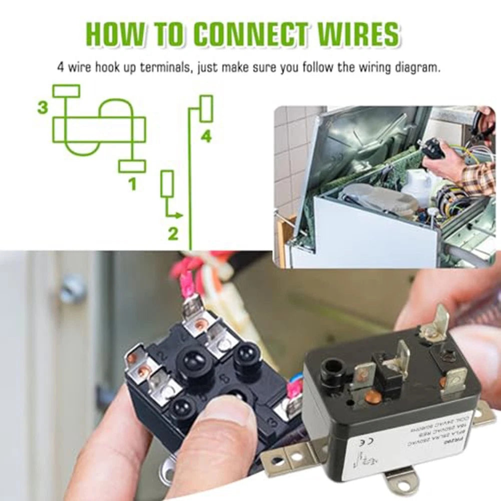 24V AC Fan Relay for HVAC Systems (Printed Wiring Diagram)