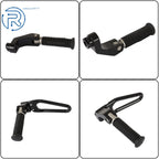 Rear Foot Rests Pedal Passenger Footpegs for BMW R18 Classic (2020–2023)