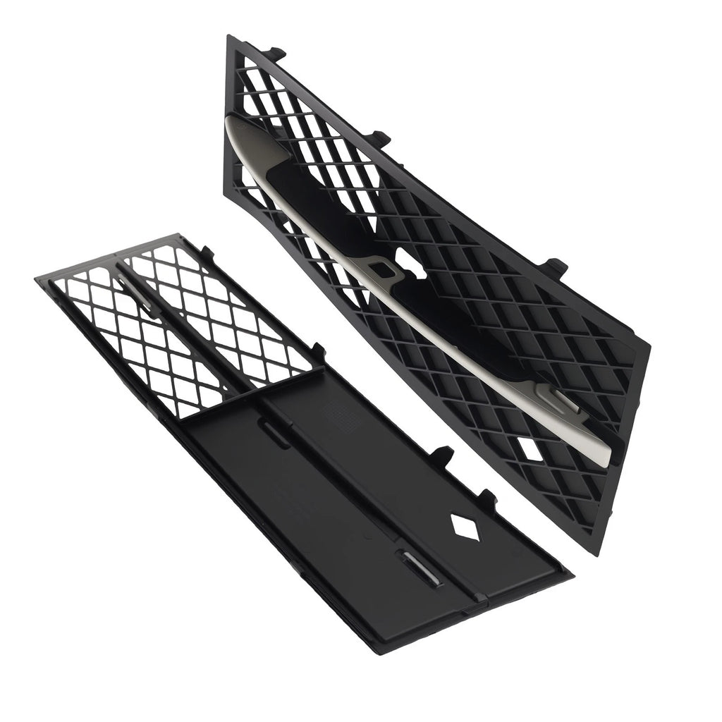 Pair Front Bumper Fog Lamp Grille Cover for BMW F10 F11 528i 535i 550i (2011–2013)