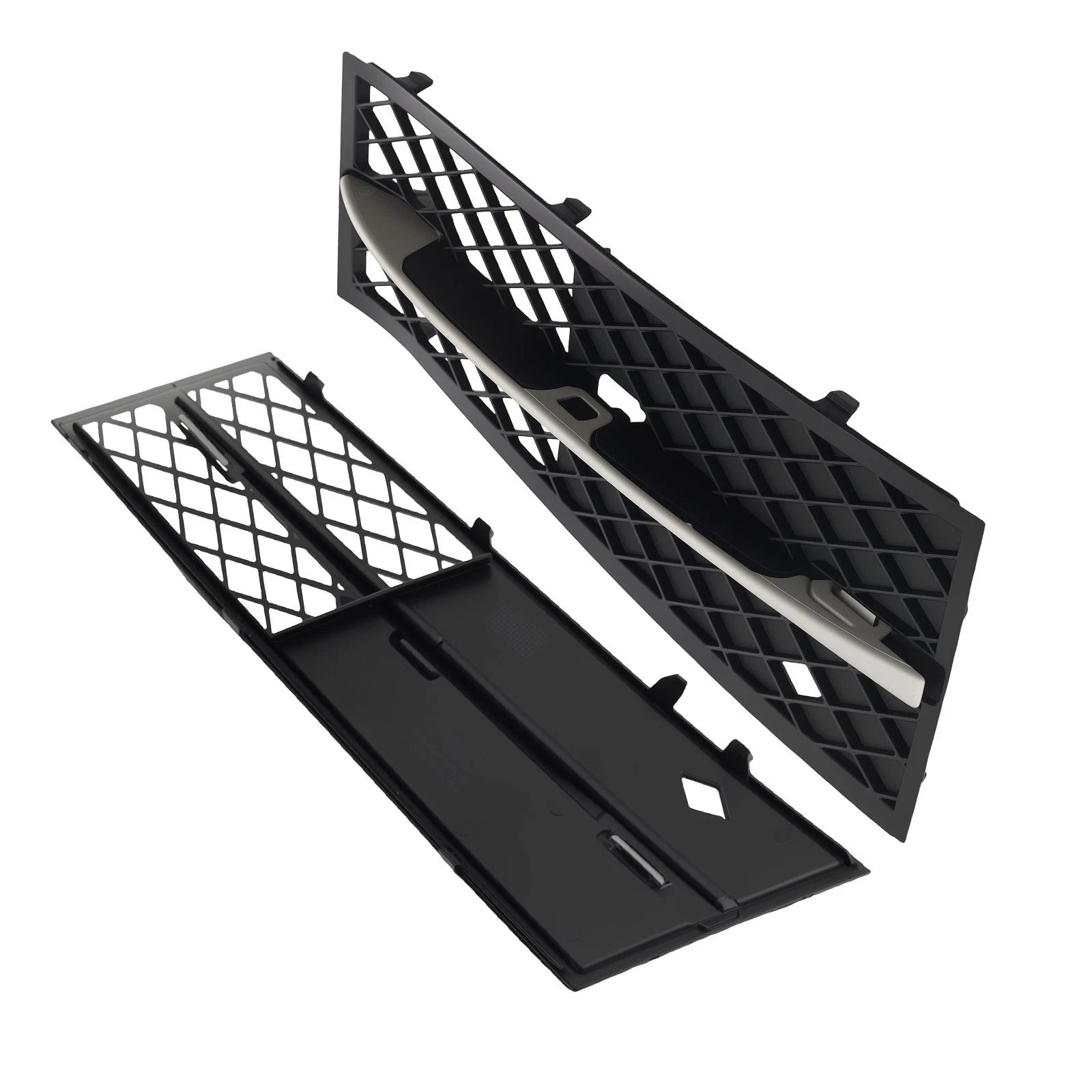 Pair Front Bumper Fog Lamp Grille Cover for BMW F10 F11 528i 535i 550i (2011–2013)