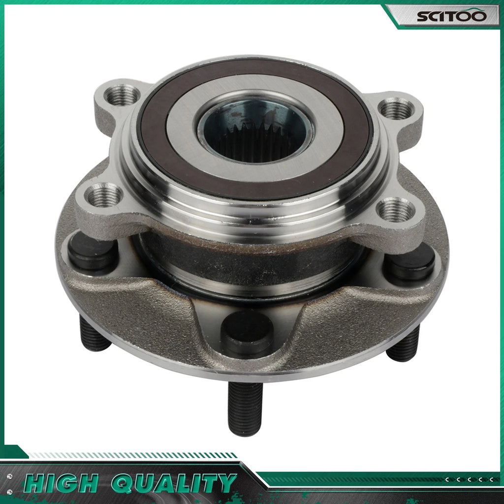 Set of 4 Wheel Hub and Bearing for Mazda 3 (2014–2018)