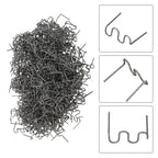 500Pcs 0.8mm Plastic Welding Wave Staples