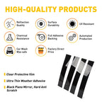 Set of 4 Black Pillar Posts Door Trim for Cadillac Escalade (2007–2014)