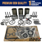 Overhaul Rebuild Kit for Yanmar FF165 FF155 F145 (3TNA72, 3TNA72UJ)