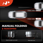 Pair Power Towing Mirrors with Signal for Ford F-150 (2004–2006)
