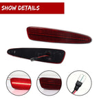 Set of 2 LED Rear Bumper Side Marker Lights for Chevy Corvette C6 (2005–2013)
