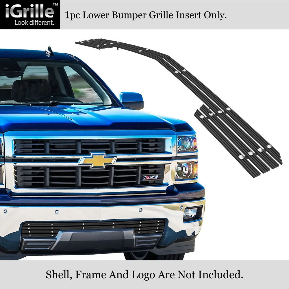 Black Billet Grille for Chevy Silverado 1500 (2014-2015)