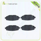 Set of 4 Metallic Rear Brake Pads for Dodge Grand Caravan Journey