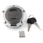 Motorcycle Fuel Gas Cap Cover Alloy Lock Keys for Honda Rebel 300 (2017-2018)