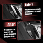 Faux Leather Handbrake Cover Trim for Honda Civic (2006–2011) Black