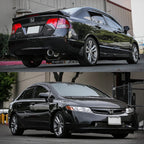Catback Exhaust Muffler for Honda Civic Si FA5 (2007–2011) 4.5" Rolled Tip