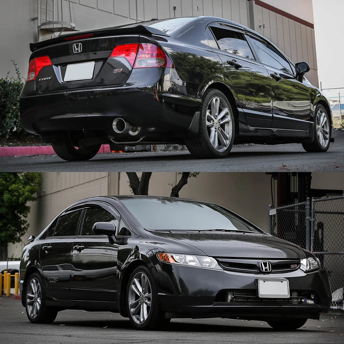 Catback Exhaust Muffler for Honda Civic Si FA5 (2007–2011) 4.5" Rolled Tip