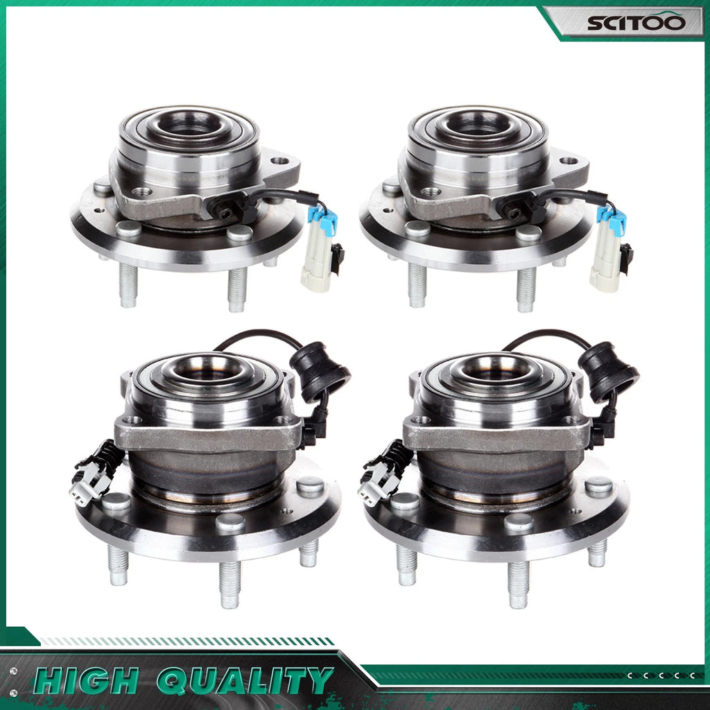Set of 4 Wheel Bearings for Saturn Vue (2008–2010)