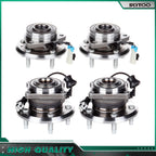 Set of 4 Wheel Bearings for Saturn Vue (2008–2010)