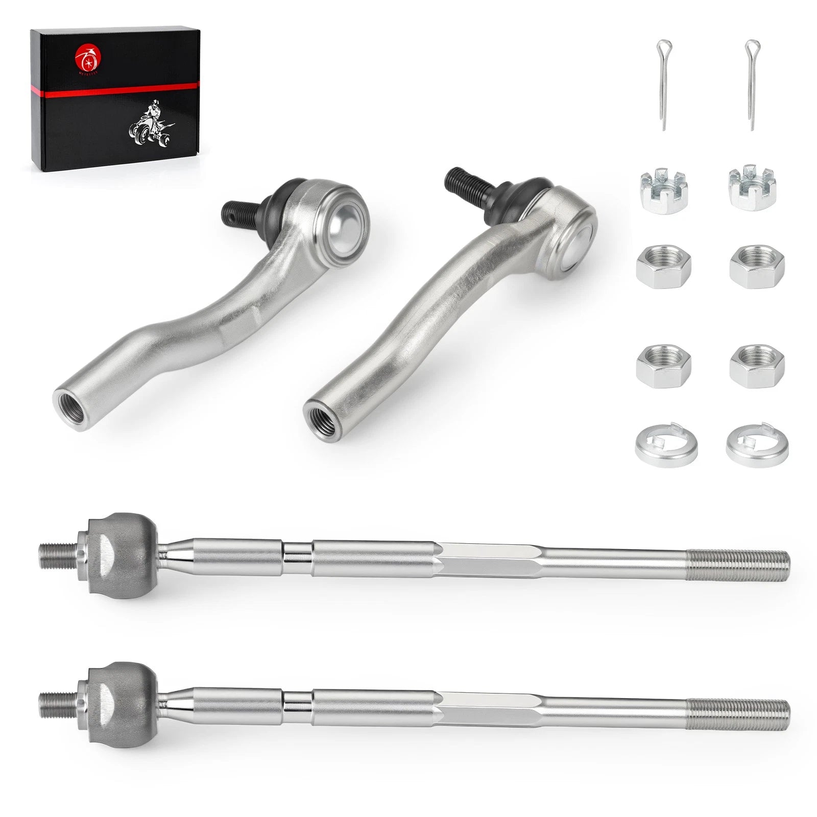 Set of 2 Tie Rods with Ends for Honda Pioneer 1000-5 SXS1000M5 (2016–2021)
