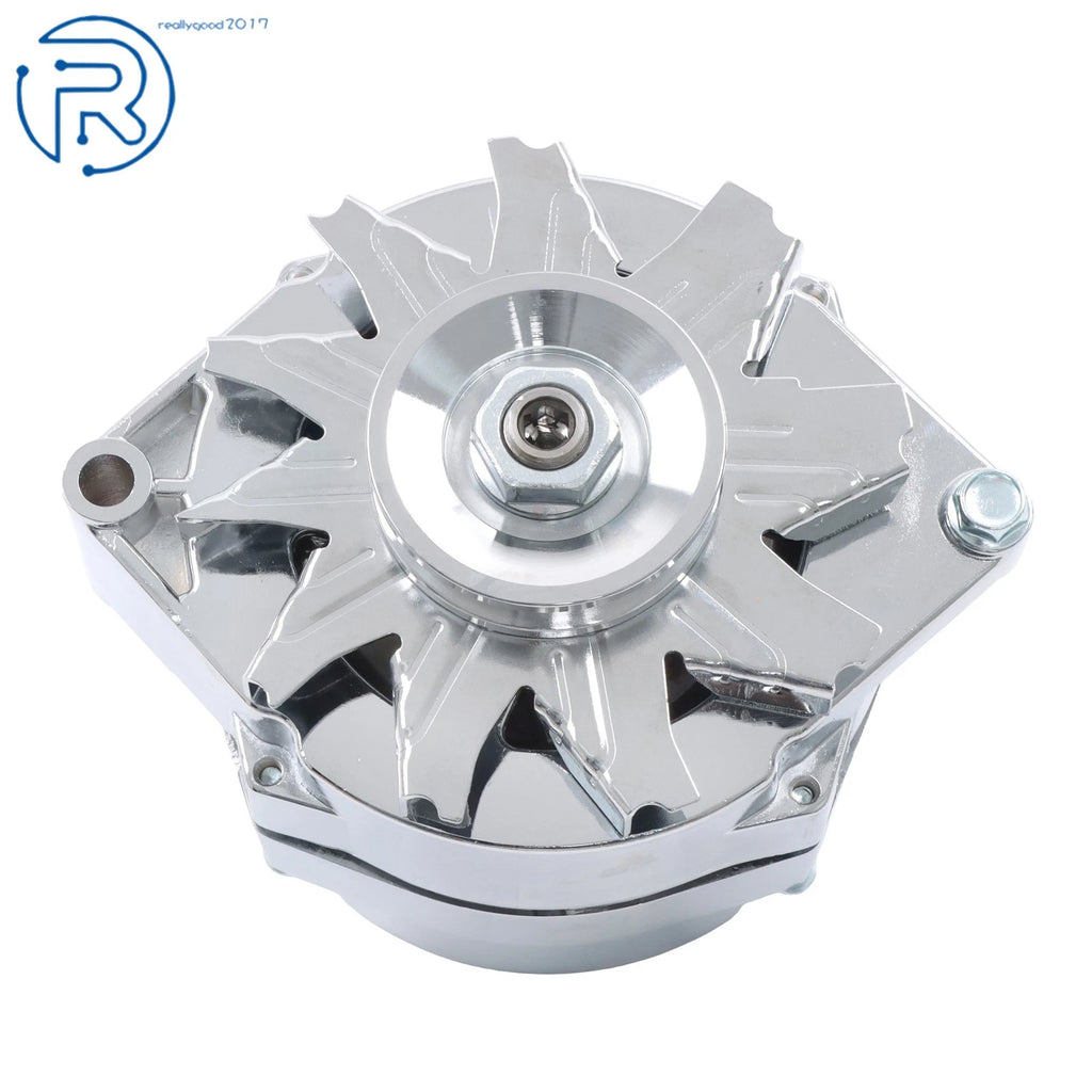 Chrome 110 Amp Alternator for GM 305 350 BBC SBC (Year Range)