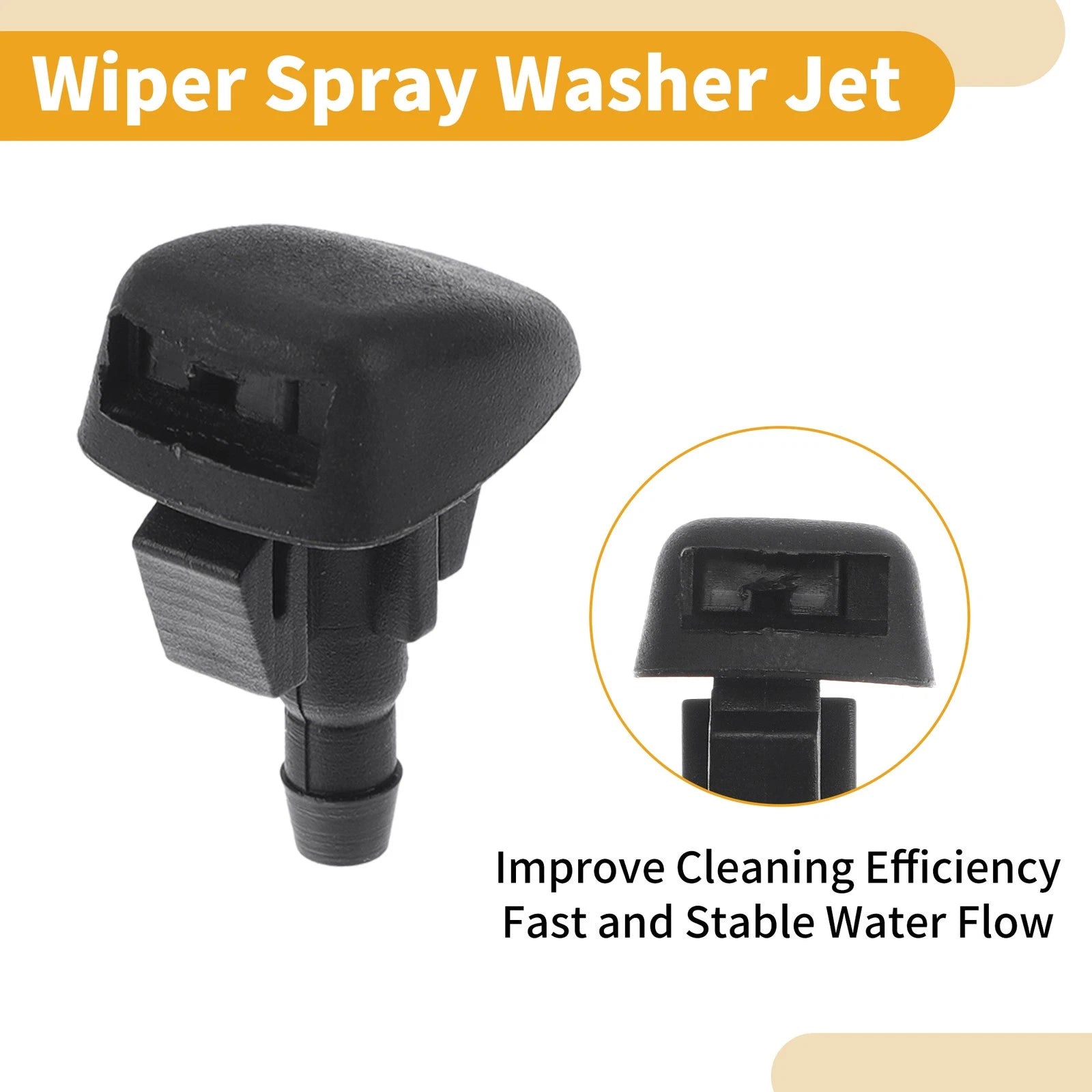 Windshield Washer Nozzle Kit 2X for Mazda 6 (2014–2017) No.KD4567510