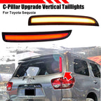 2X 3in1 LED Smoked Rear Trunk Indicator Tail Light for Sequoia (2007–2021)