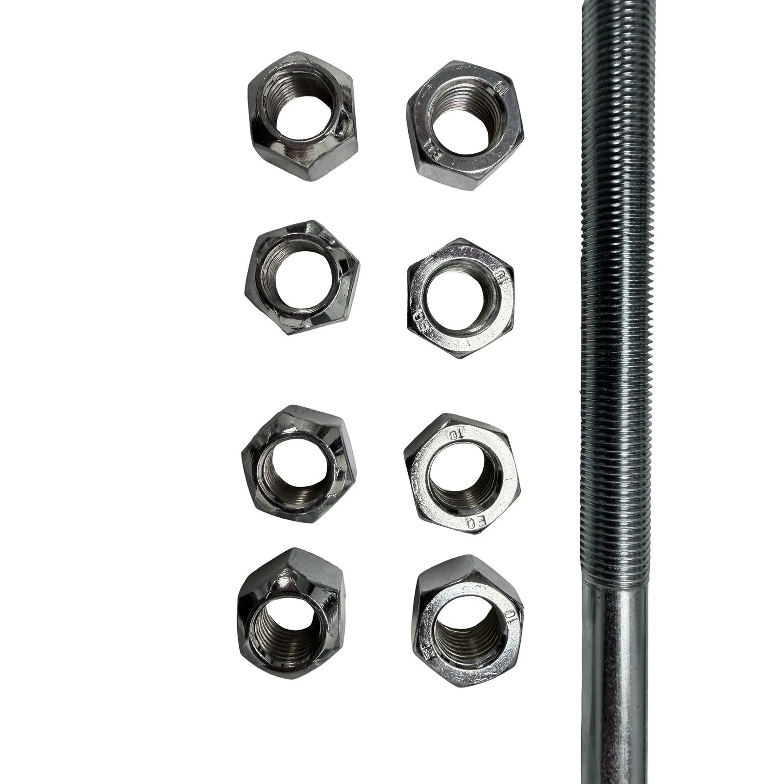 Square U-Bolts for Chevy Silverado GMC Sierra (12.5" Long, 2.5" Wide)