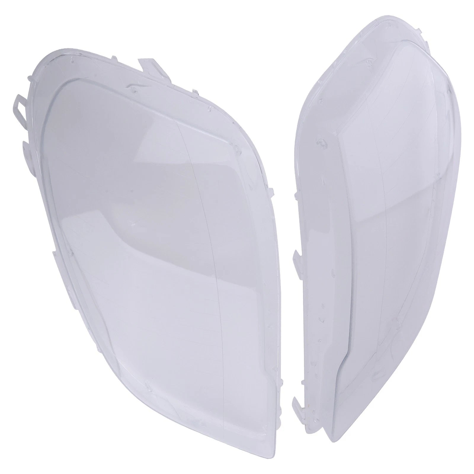 Set of 2 Headlight Lens Covers for Mercedes Benz ML Class W164 (2009–2011)