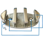 Zigzag Rope Clamp for Yacht Boat RV (Marine Grade 316 Stainless Steel)