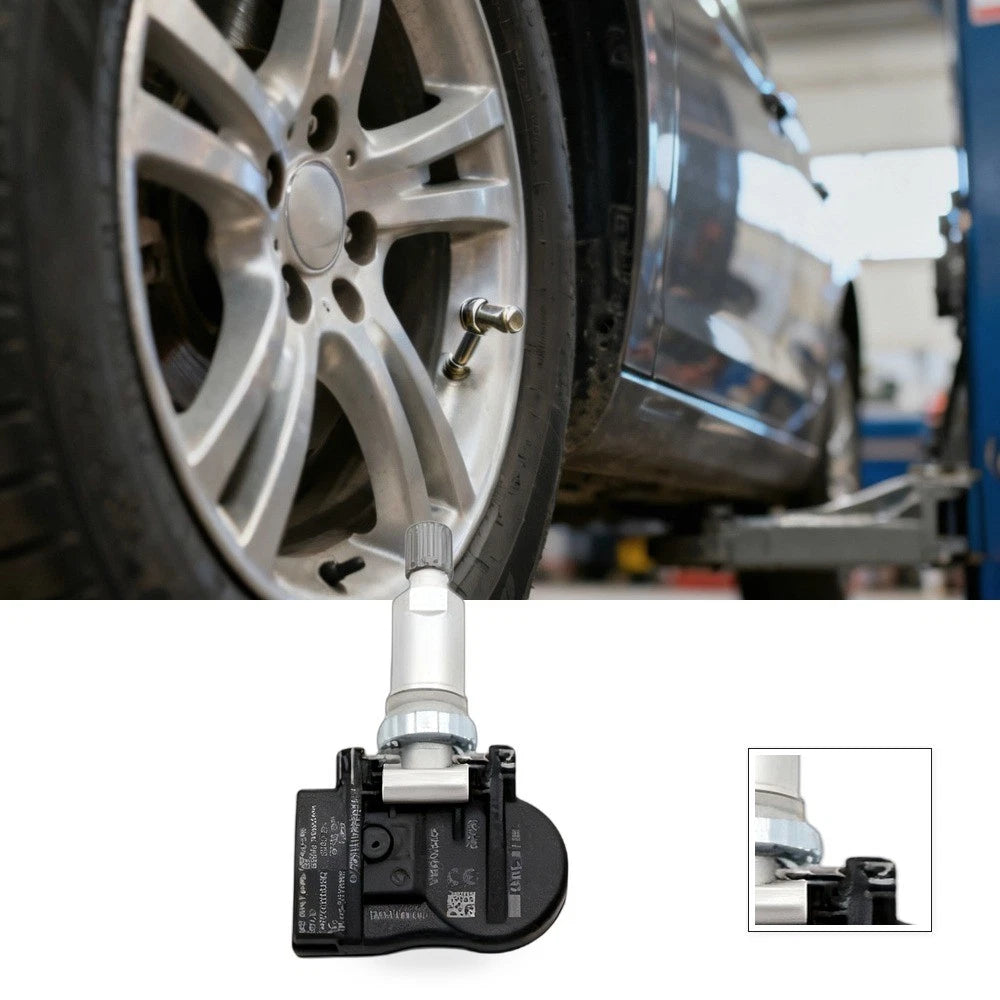 TPMS Sensors Metal Valve Gunmetal for Hyundai ix20 (2010–2019) Kia
