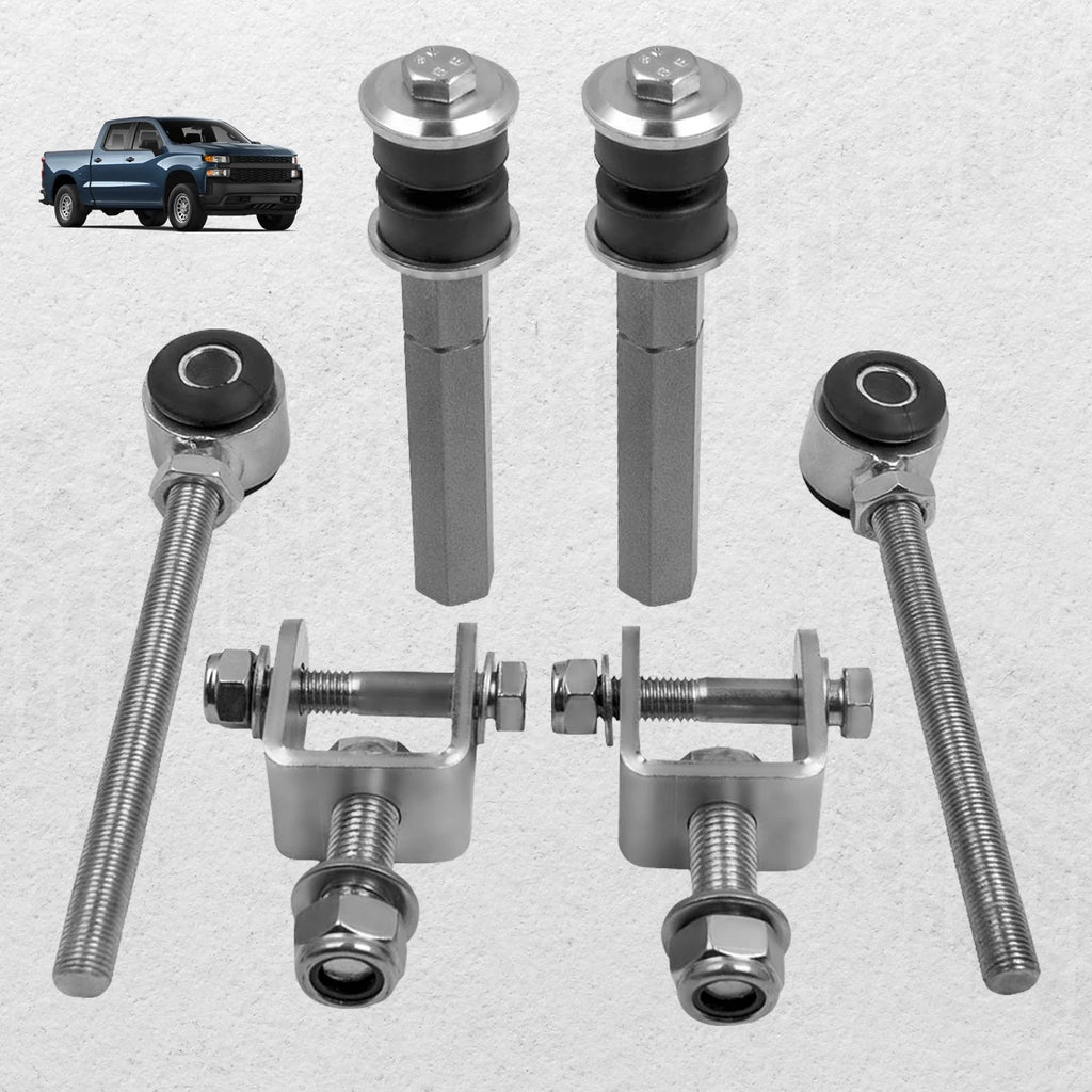 Set of 4 Sway Bar End Links for GMC Sierra Silverado 1500/2500 HD (2007–2023)