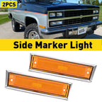 Amber Lens Front Side Marker Lights for Chevrolet GMC Suburban (1981–1986)