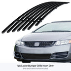 Stainless Black Billet Grill Insert for Honda Civic Coupe (2009-2011)