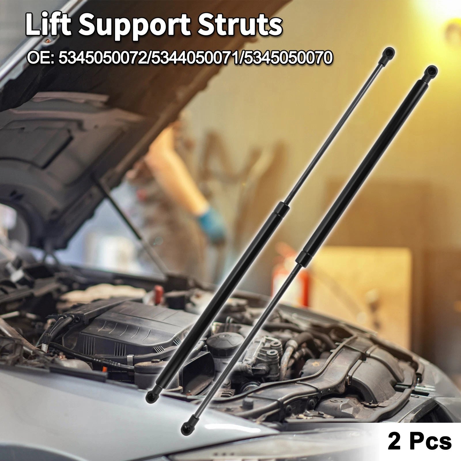 Front Hood Lift Supports Struts 5345050072 for Lexus LS460 (2007–2012)