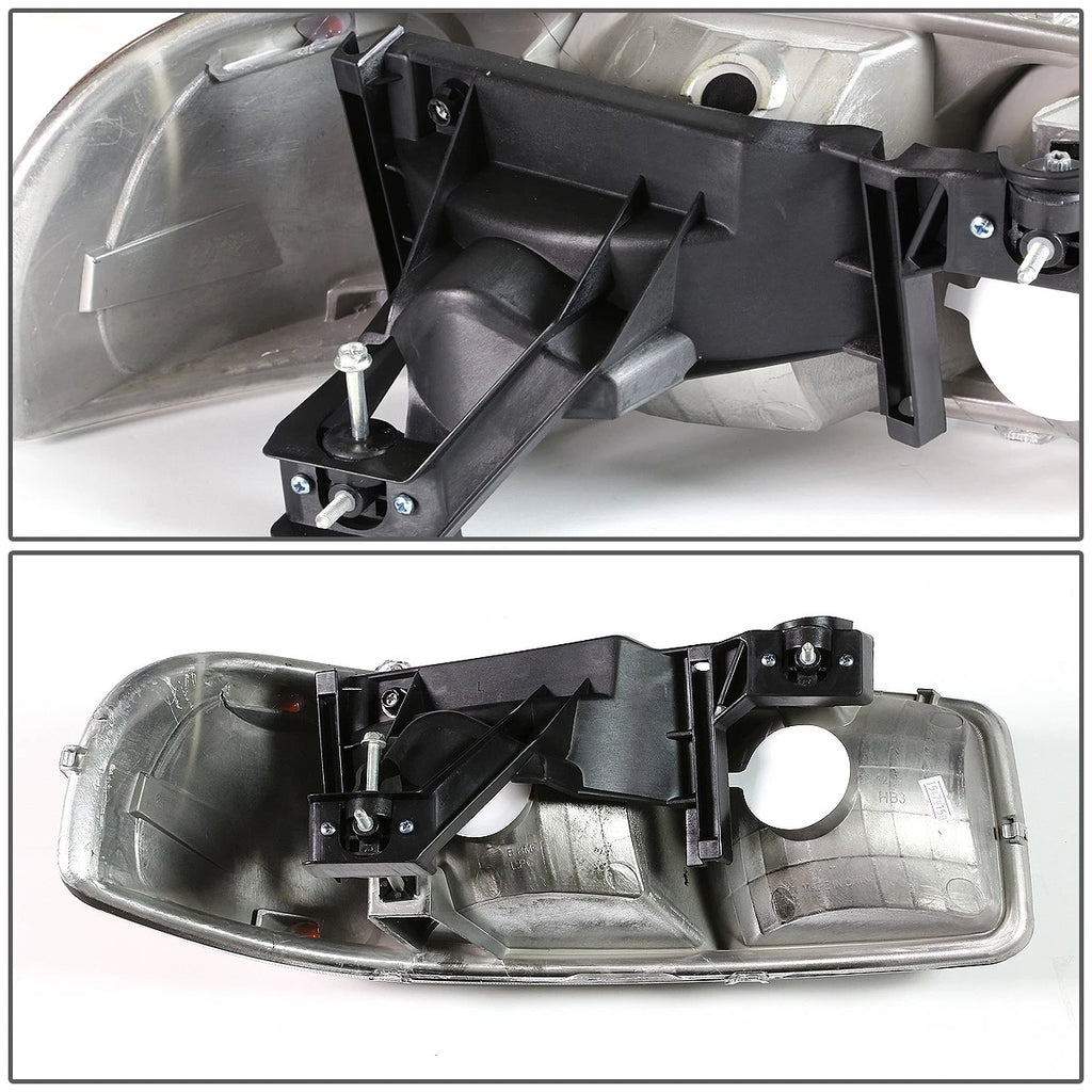Chrome Clear Signal Headlight Lamp for GMC Sierra 1500 Yukon (1999–2007)