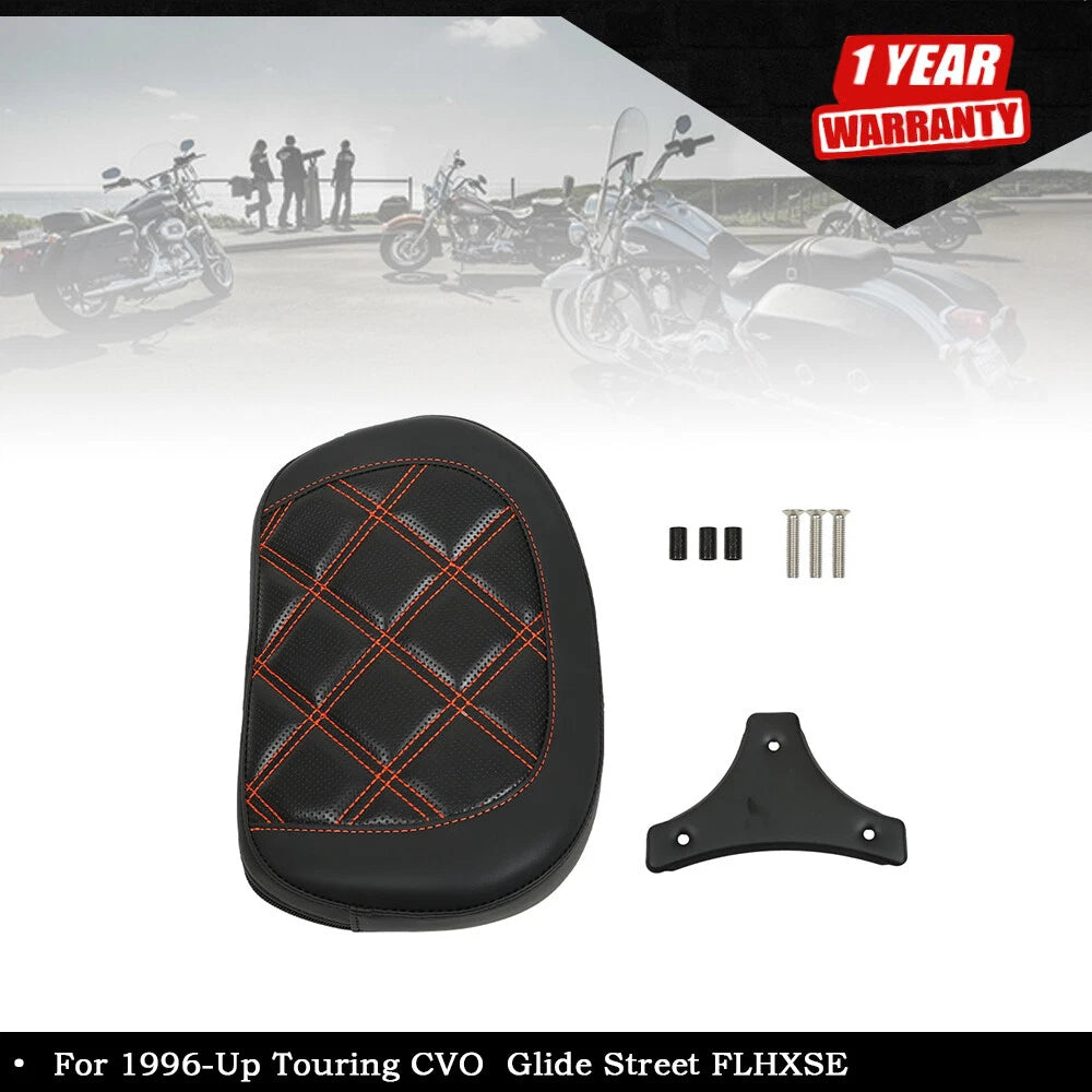 Sissy Bar Backrest Pad for Harley Touring CVO Glide FLHXSE (1996–Present)