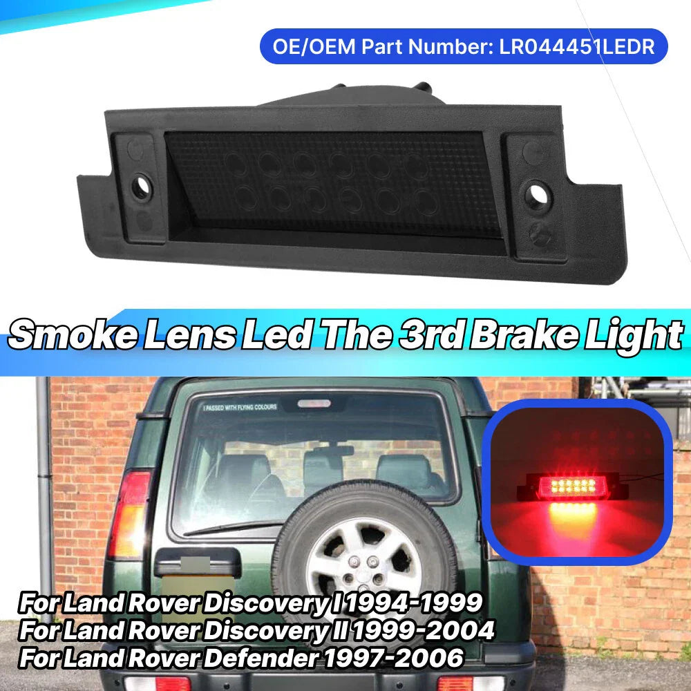 Smoke Lens LED Third Brake Light for Land Rover Discovery (1994–2004)