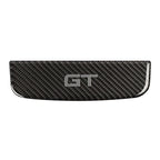 Carbon Fiber Interior Storage Box Trim Cover for Ford Mustang (2015–2019)