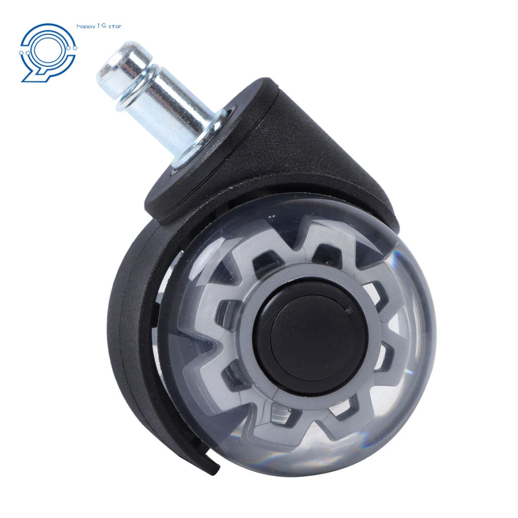 Set of 5 Replacement 2" Heavy Duty Office Chair Casters Rubber Wheels
