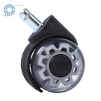 Set of 5 Replacement 2" Heavy Duty Office Chair Casters Rubber Wheels