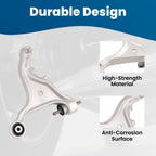 8x Lower Control Arm & Ball Joint for Volvo S80 (2000–2006)