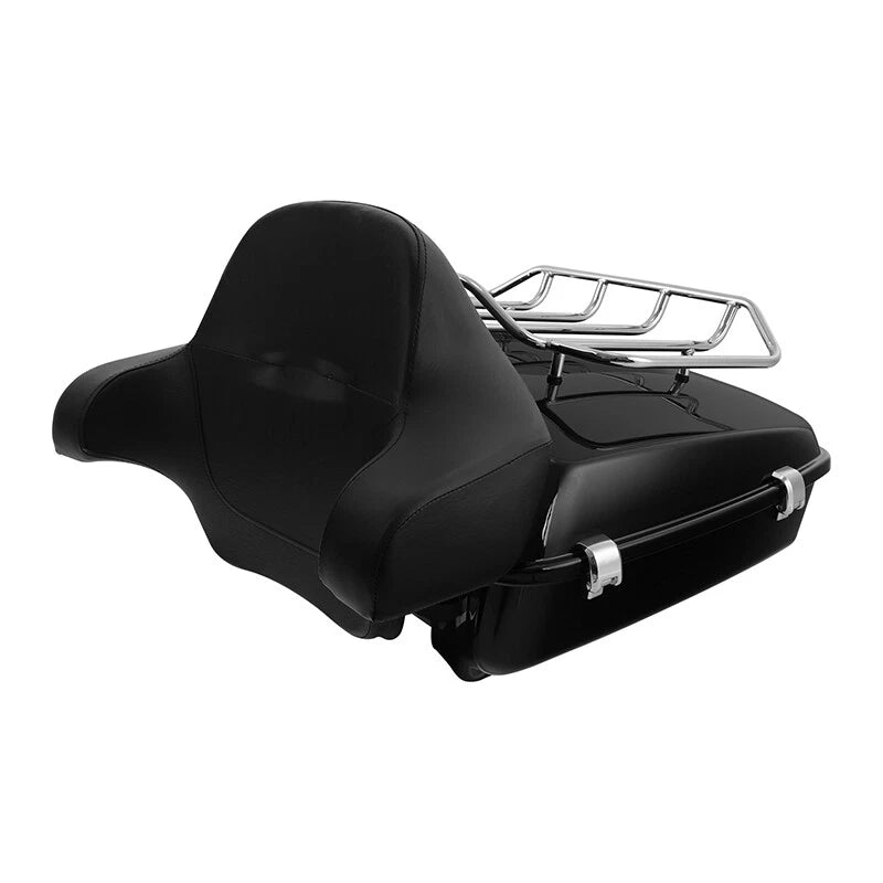 Chopped Trunk Mount Rack Backrest for Harley Touring Electra Glide (2014–2026)