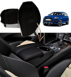 Carbon Fiber Console Lid Armrest Cover for Audi Q7 (2007–2015)