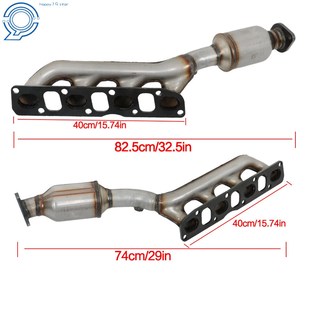 Set of 4 Catalytic Converters for Nissan Titan 5.6L (2004–2015)