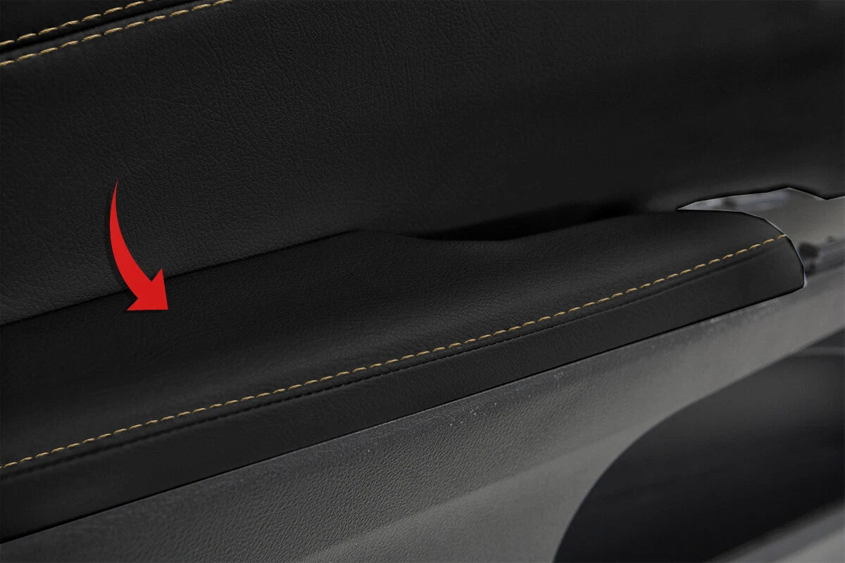 Armrest Door Panel Cover for Toyota Avalon (2013–2018) Beige Stitch