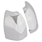 Set of 2 Chrome Front Bumper End Caps for Nissan Pickup (1995–1997)
