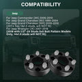 2 Pcs Wheel Spacers 5x5 1.5" Thick 1/2" Stud for Jeep Grand Cherokee (2000–2015)