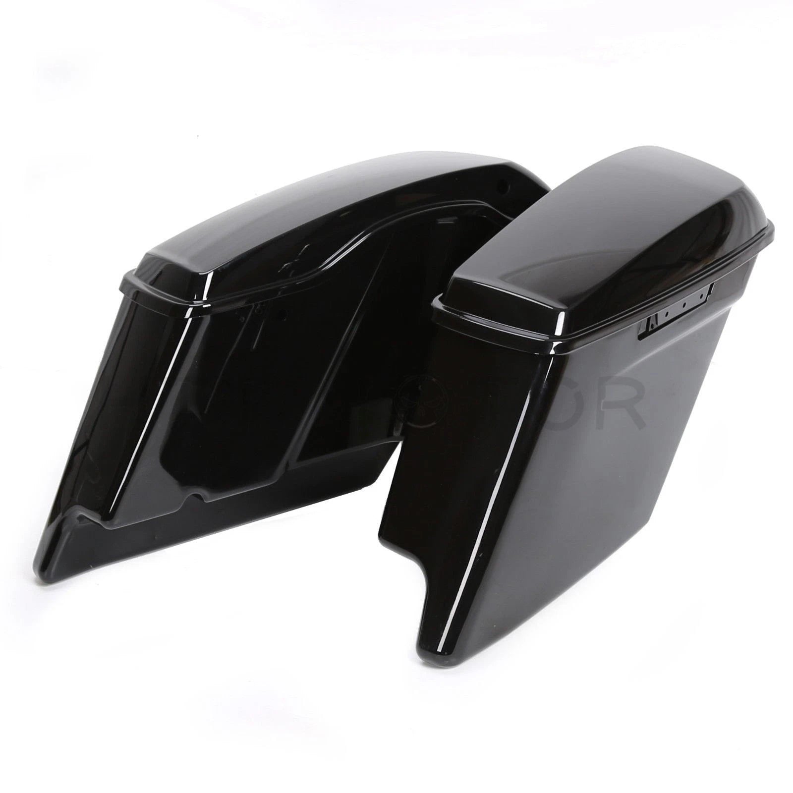 5" Stretched Saddlebags with Lid Latch Key for Harley Touring FLT (2014–2020)