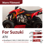 Set of 2 Air Shocks for Suzuki Quadsport Z400 LTZ400 (2003–2014)