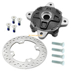 Front Wheel Hub & Disc Rotor w/Bolt Kit for Polaris Ranger 800 (2009–2014)