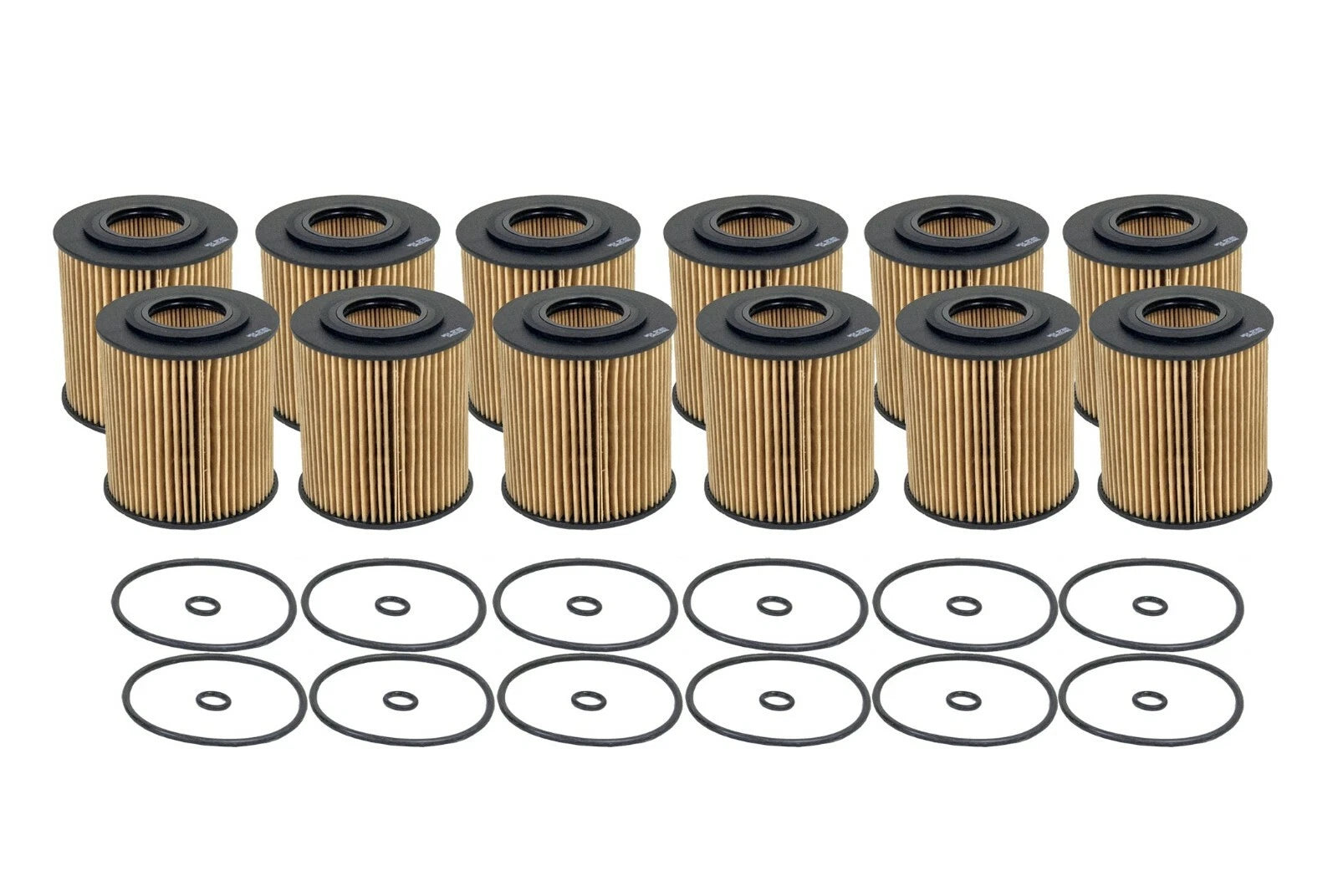 Set of 12 Engine Oil Filters for Ford Escape, Mazda 3, Mercury Milan