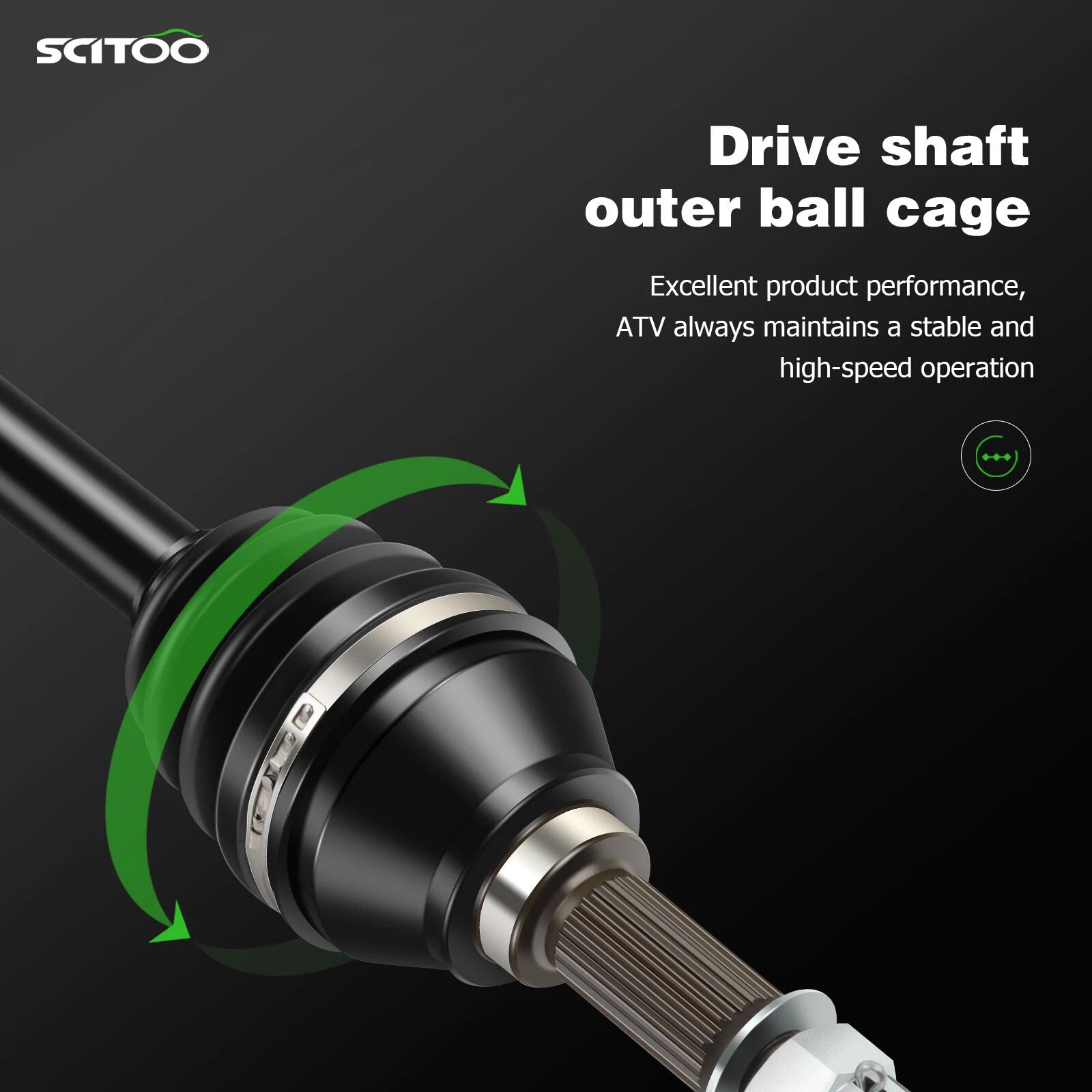 Rear Right CV Joint Axle Drive Half Shaft for John Deere Gator XUV 850D (2007–2010)