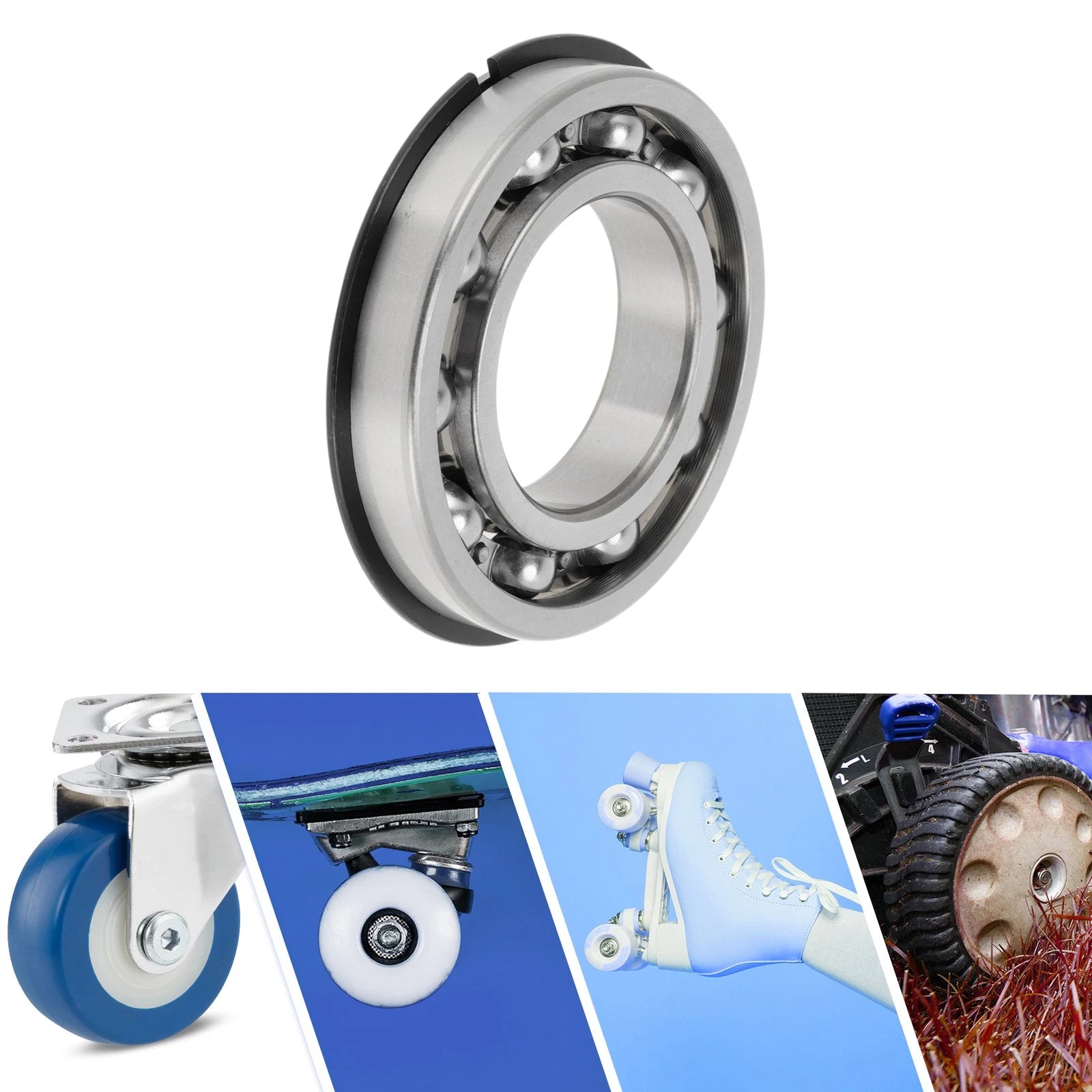 Deep Groove Ball Bearing 6213NR for Scooter Skateboard (P0 65x120x23mm)