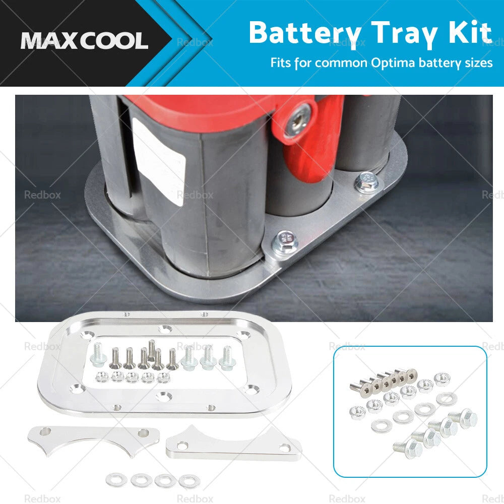 Billet Aluminum Battery Tray Hold Down for Optima 34 78 Battery (N/A)